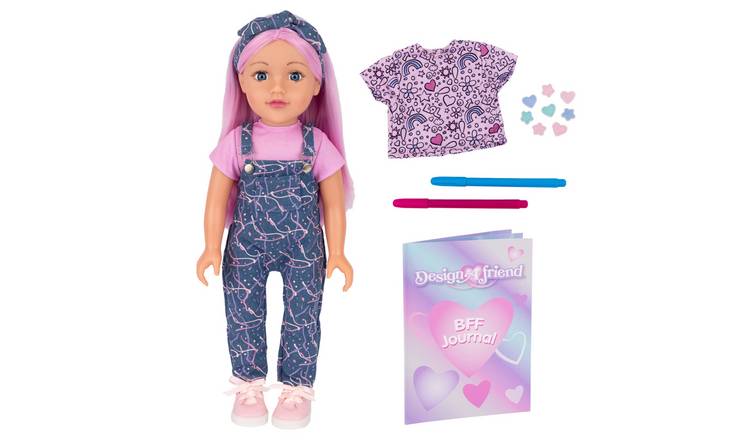 DesignAfriend 18 Inch Jessie Love To Be Arty Doll Set