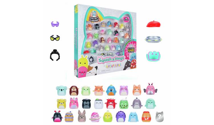 Squish-a-longs Squishmallows Collectables - Pack Of 25