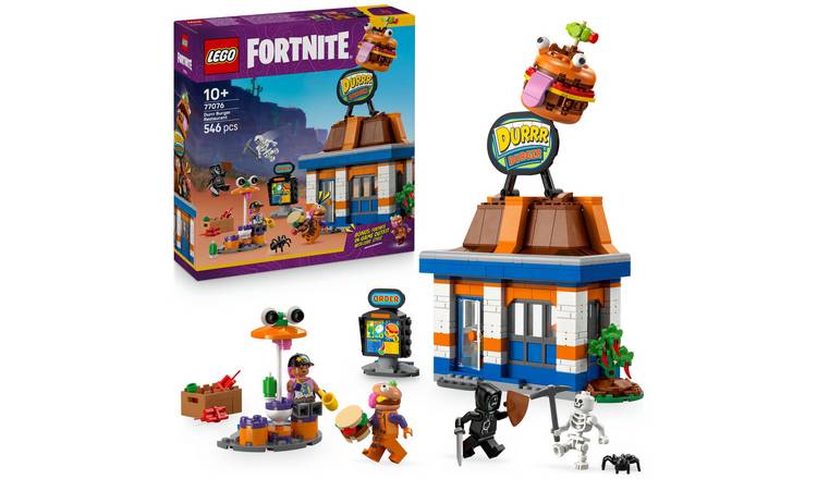 LEGO Fortnite Durrr Burger Restaurant Building Toy Set 77076