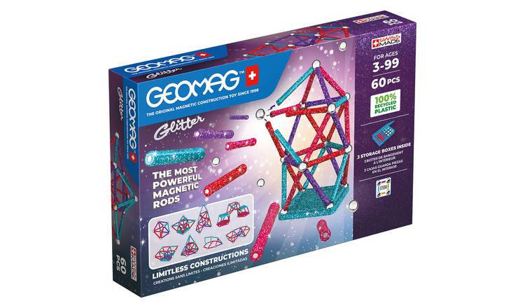 Geomag Glitter Panels 60 Pieces