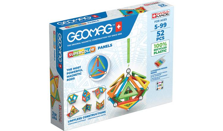 Geomag Magnetic Supercolor Panel 52 Pieces