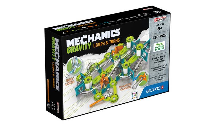 Geomag Mechanics Gravity Loops and Turns - 130 Pieces