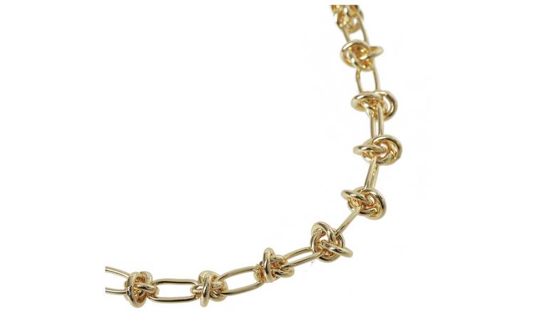 Liars & Lovers Gold Plated Knot Chain Necklace