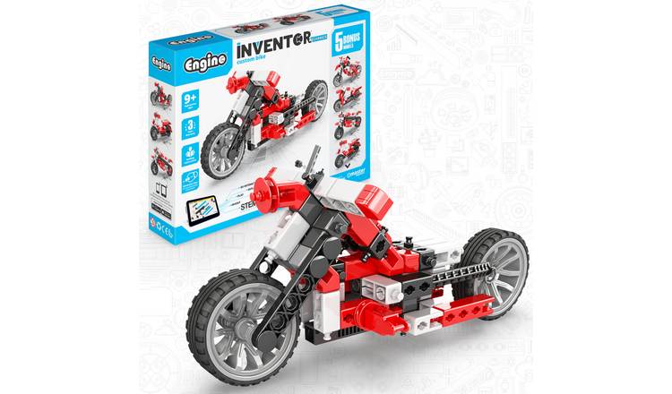 Engino Inventor Mechanics Custom Bike With 5 Bonus Models