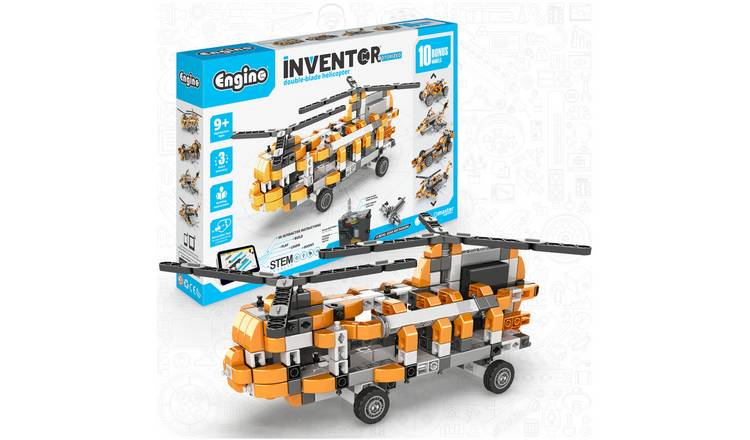Engino Inventor Motorized Double-Blade Helicopter