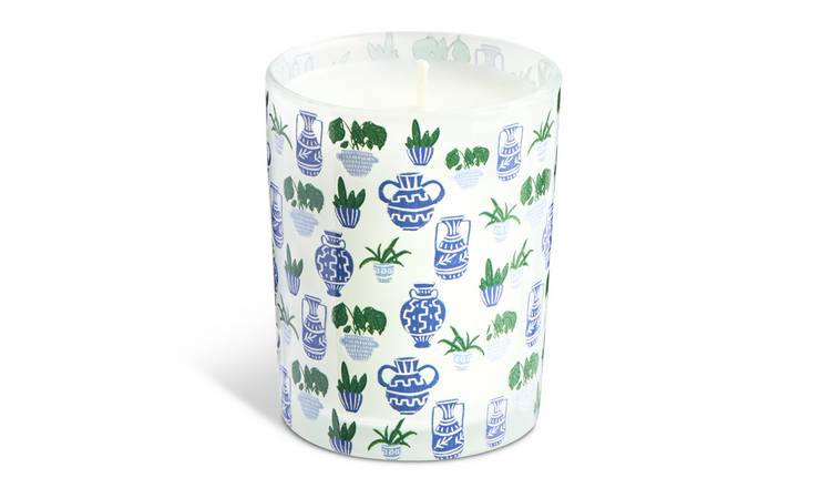 Habitat Santorini Medium Boxed Candle - Mykonos Azure