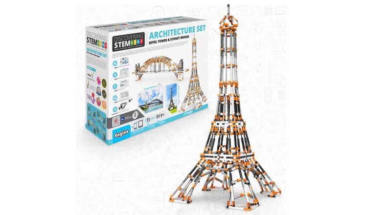 Engino Stem  Architecture Set Eiffel Tower and Sydney Bridge