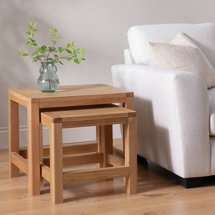 Habitat Finchley Nesting Table - Oak 0