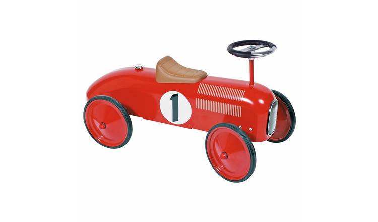 Goki Ride On Metal Car - Red