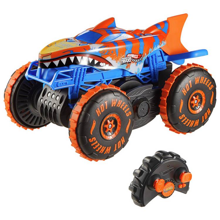 Hot Wheels Monster Trucks Tiger Shark Climber RC Vehicle 0