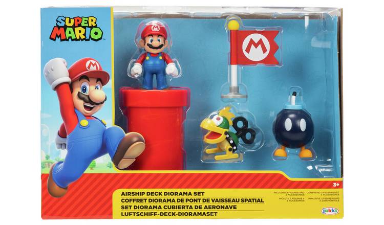 Nintendo Mario 2.5inch Airship Diorama Action Figure Playset