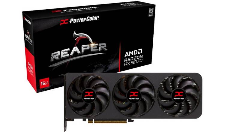 PowerColor Reaper AMD Radeon RX 9070 16GB Graphics Card