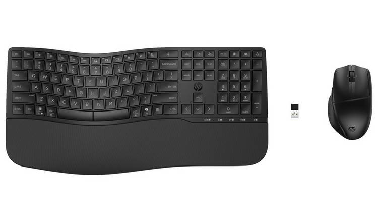 HP 680 Comfort Dual-Mode Wireless Mouse and Keyboard