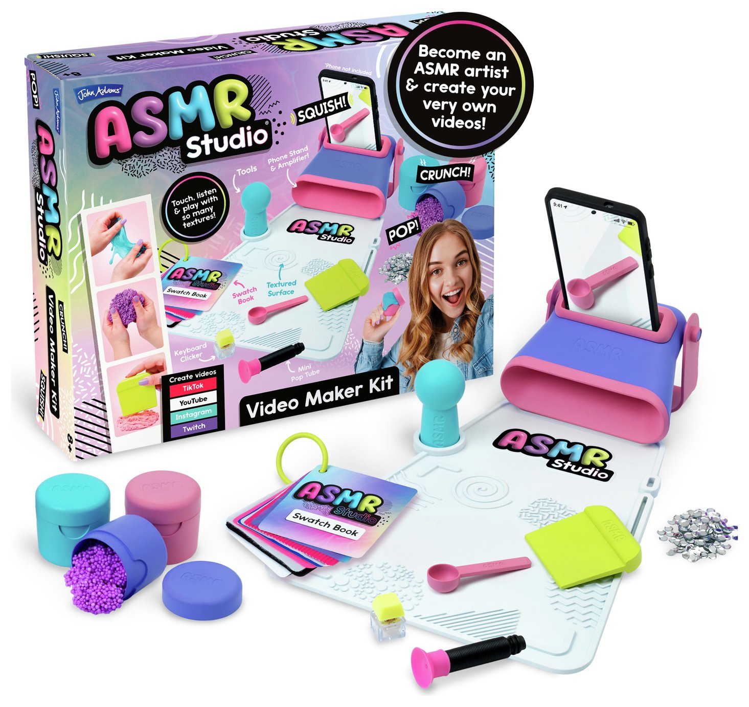 ASMRスターターキット Buy ASMR Studio Video Maker Kit | Kids arts and crafts kits | Argos