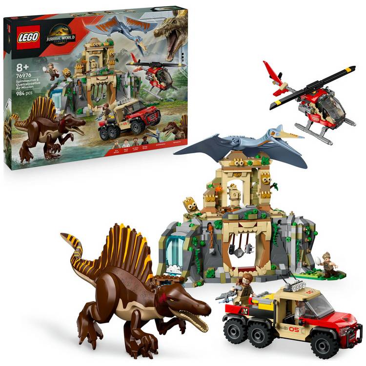 LEGO Jurassic World Spinosaurus & Quetzalcoatlus 76976 0