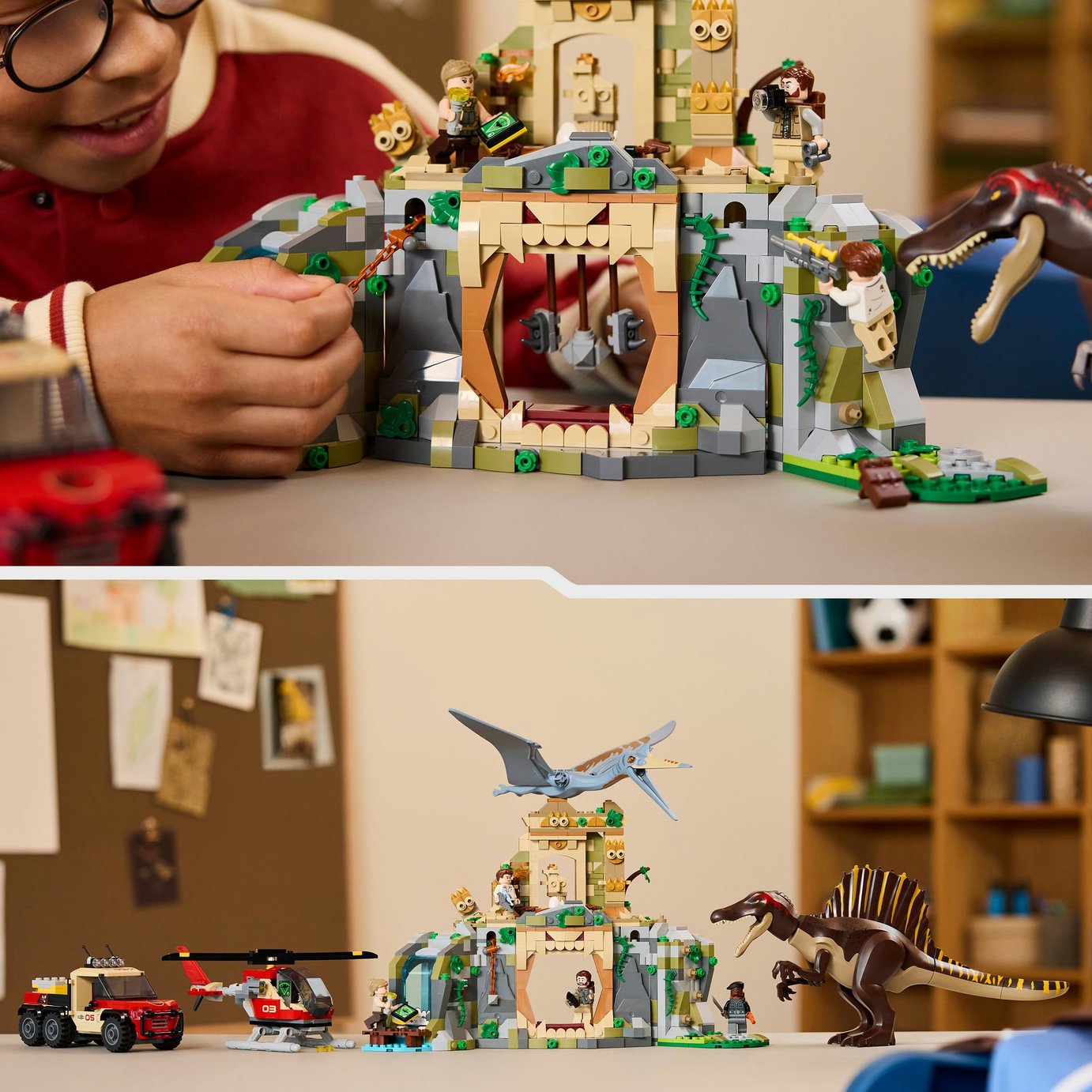 Buy LEGO Jurassic World Spinosaurus & Quetzalcoatlus 76976 | LEGO