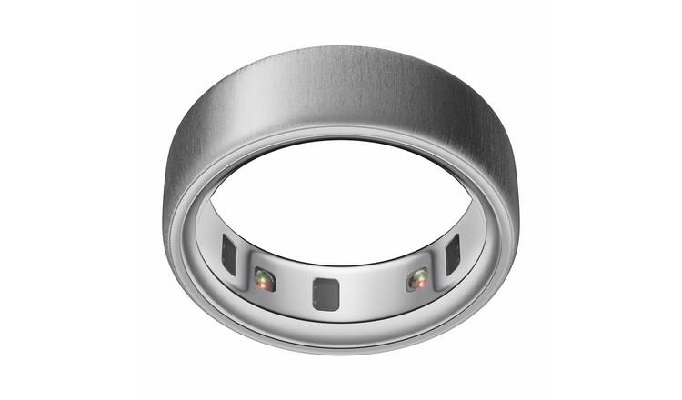 Oura Ring 4 Bluetooth Smart Ring Brushed Silver - 14