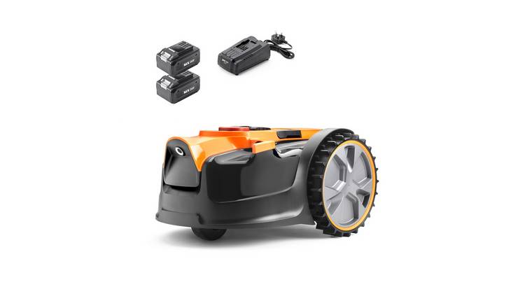 LawnMaster OcuMow16 Robotic Lawnmower with 2 batteries
