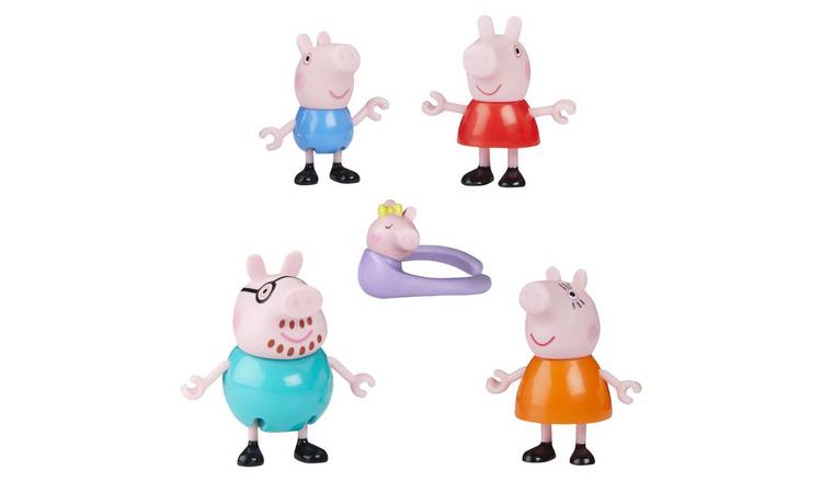 Peppa Pig Family 5 Pack Toy Set