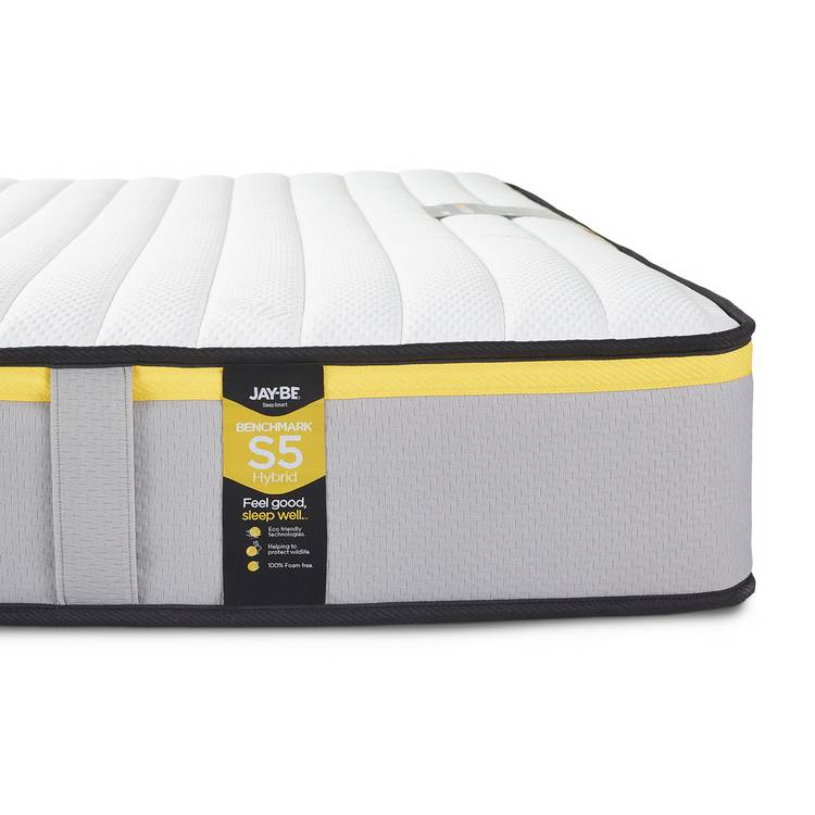 Jay-Be Benchmark S5 Hybrid Sprung Mattress - Single 0