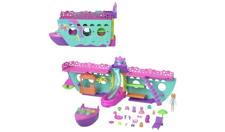 Polly Pocket Unicorn Dream Cruise Playset