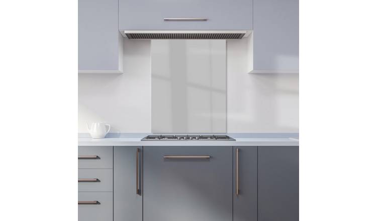 WRT Plain Dusty Grey Kitchen Splashback - W600xH750mm