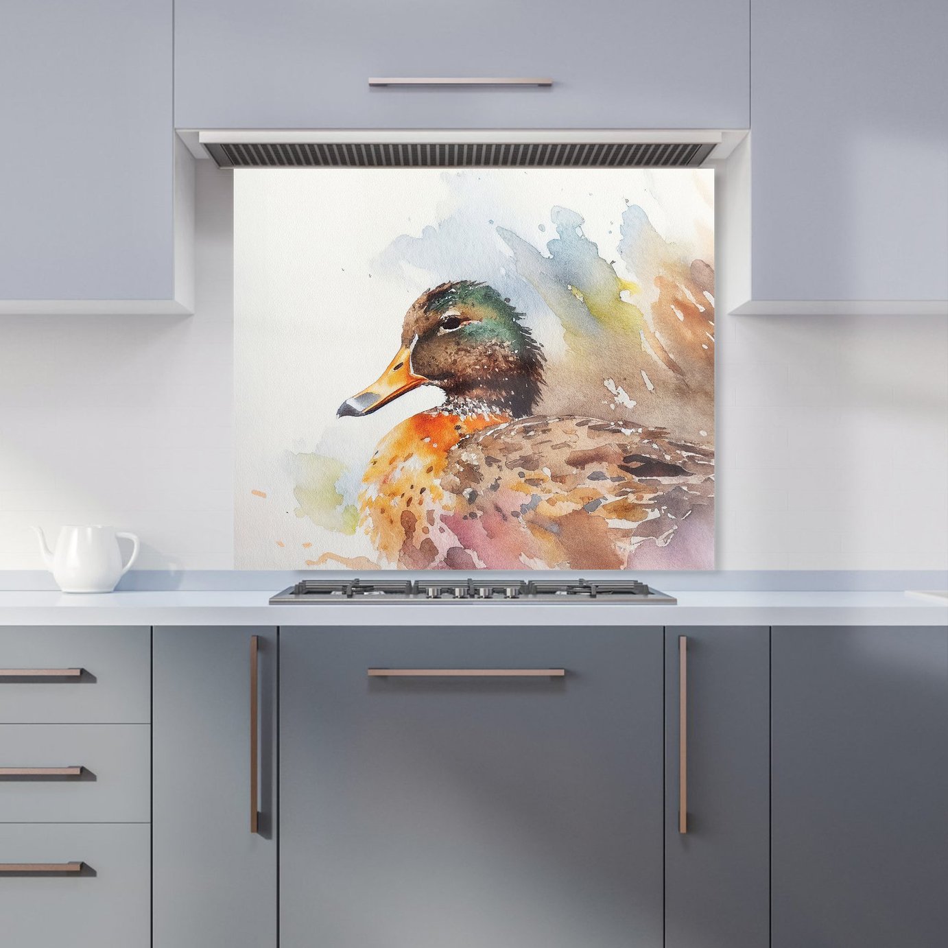 WRT Mallard Multicolour Kitchen Splashback - W900xH750mm