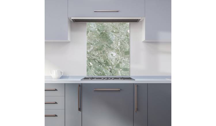 WRT Polished Sage Kitchen Splashback - W600xH750mm