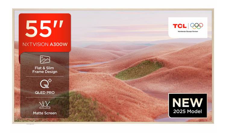 TCL NXTVISION 55Inch 55A300W Smart 4k UHD HDR QLED TV