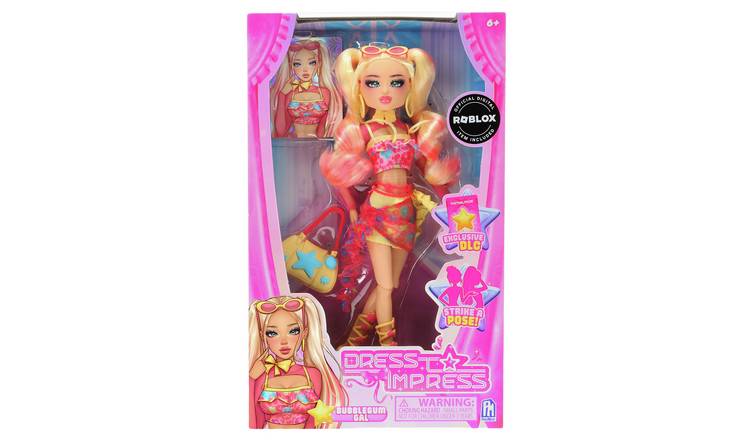 Buy Dress to Impress 29cm Bubblegum Gal Fashion Doll | Dolls | Argos