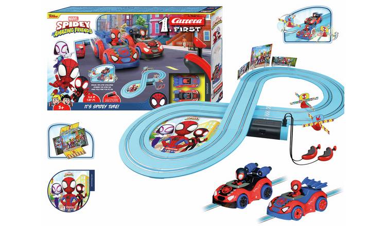 Carrera FIRST Spidey - It's Spidey Time! Slot Racing Set