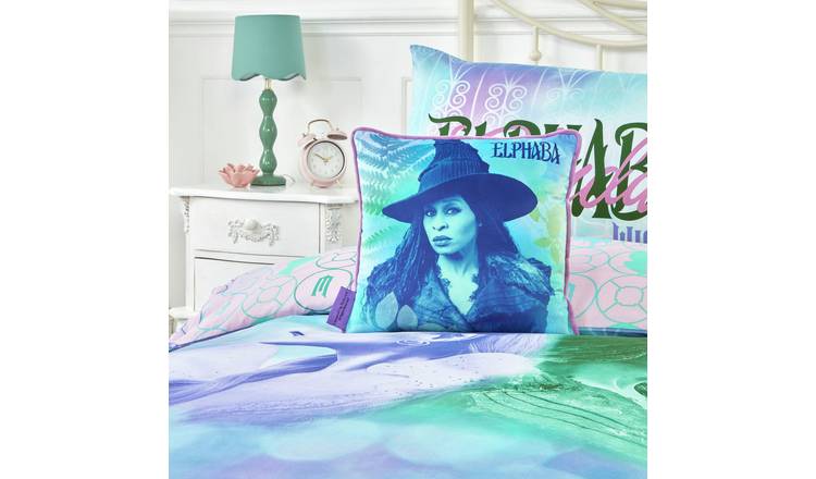 Wicked 2 Glenda & Elphaba Blue Cushion - 35x35cm