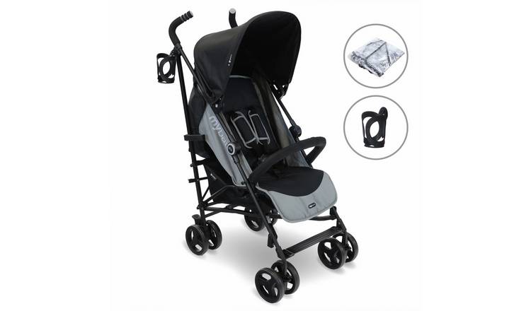My Babiie MB02 Plus Stroller - Black