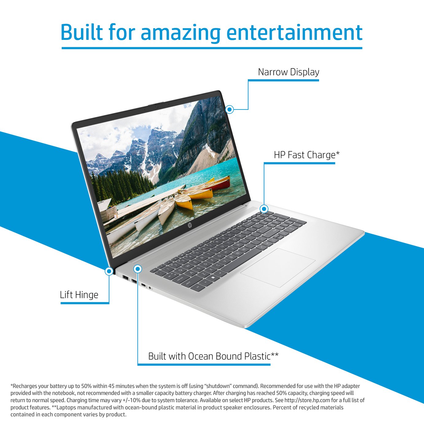 Buy HP 17-cn3007na 17in Intel Core i3 8GB 512GB Laptop - Silver