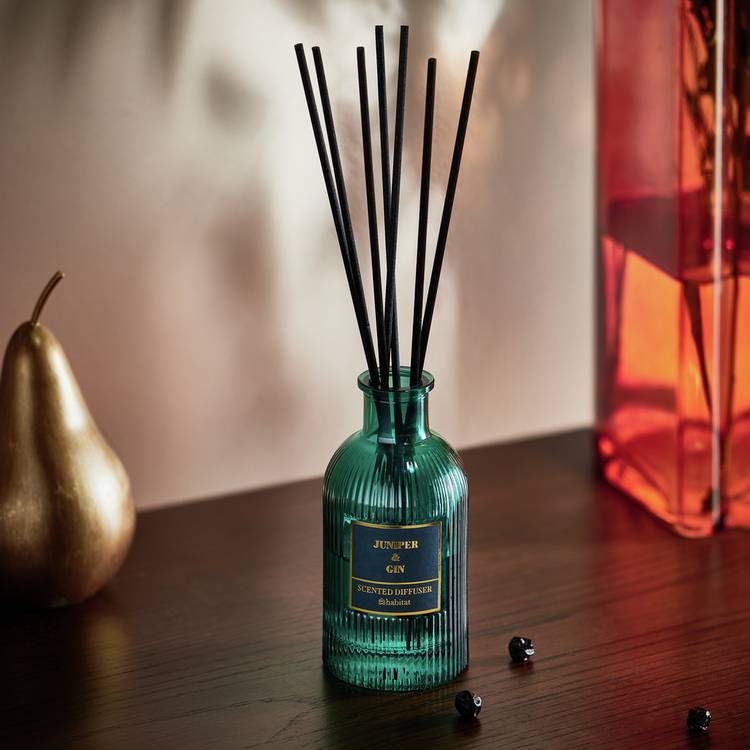 Habitat 90ml Scented Reed Diffuser - Juniper & Gin 0