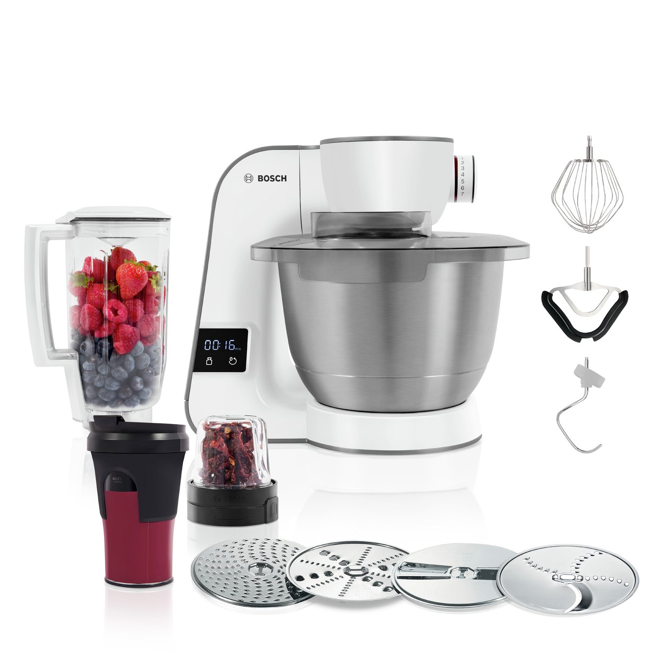 Bosch MUM5XW49GB 8-in-1 Stand Mixer Scale & Coffee Grinder