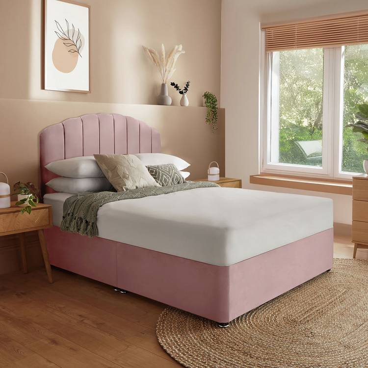 Silentnight Middleton Single Divan Bed - Pink 0