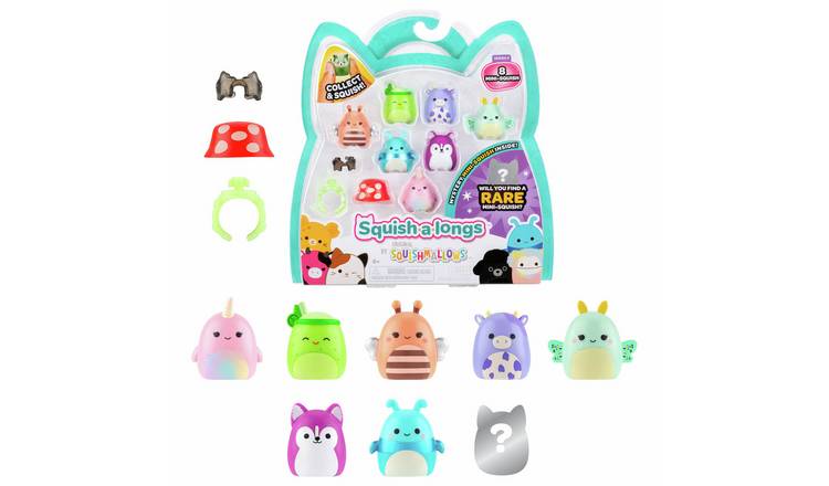 Squish-a-longs Mini-Squish Styling Pack Of 8