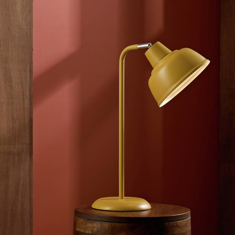 Habitat Benson Metal Table Lamp - Mustard 0