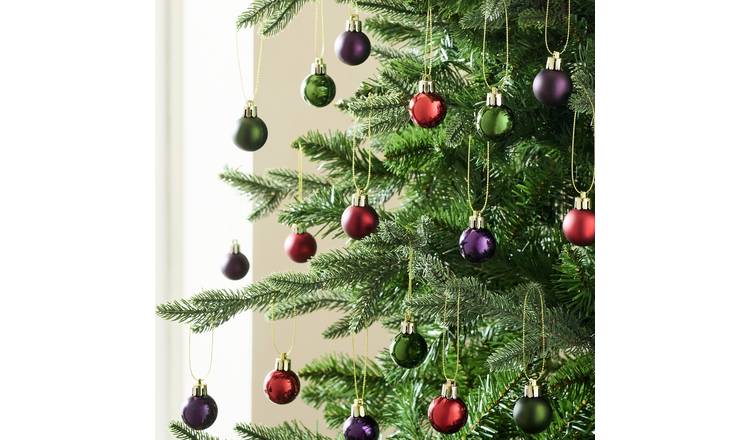 Habitat Pack of 49 Shatterproof Luxe Christmas Bauble