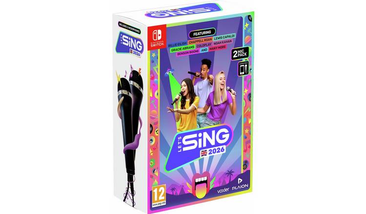 Let's Sing 2026 2-Mic Nintendo Switch Game Pre-Order