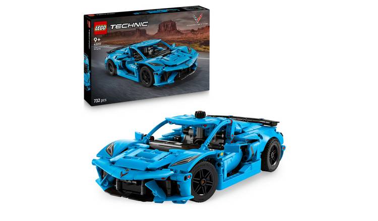 LEGO Technic Chevrolet Corvette Stingray Blue Car Toy 42217