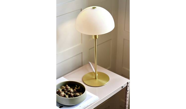 Nordlux Ellen LED Table Lamp - Opal Brass