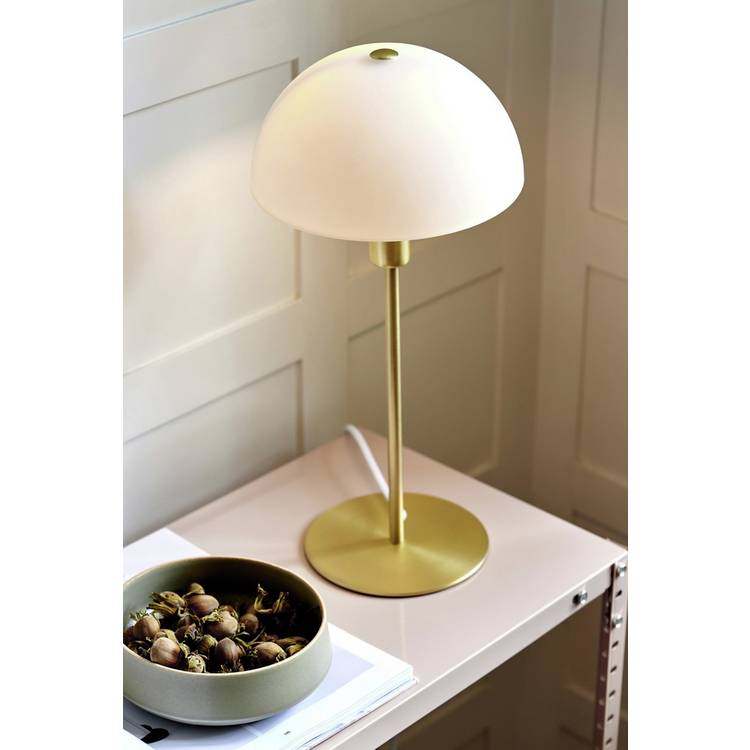 Nordlux Ellen LED Table Lamp - Opal Brass 0