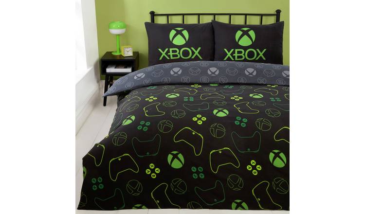 Xbox Black Kids Bedding Set - Double