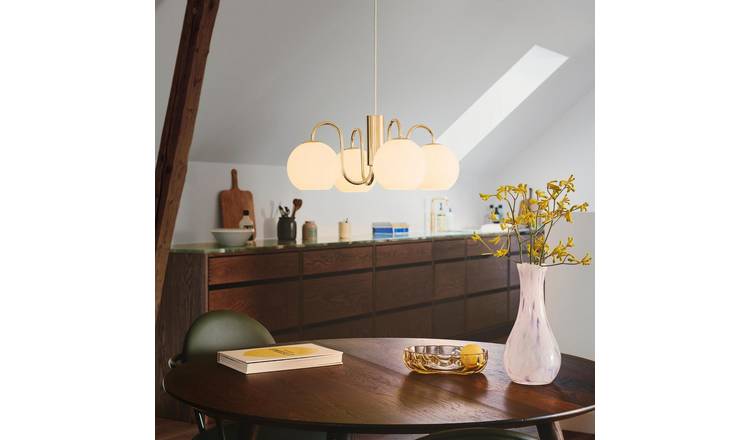 Nordlux Franca 4 Spot Pendant Light - Brass