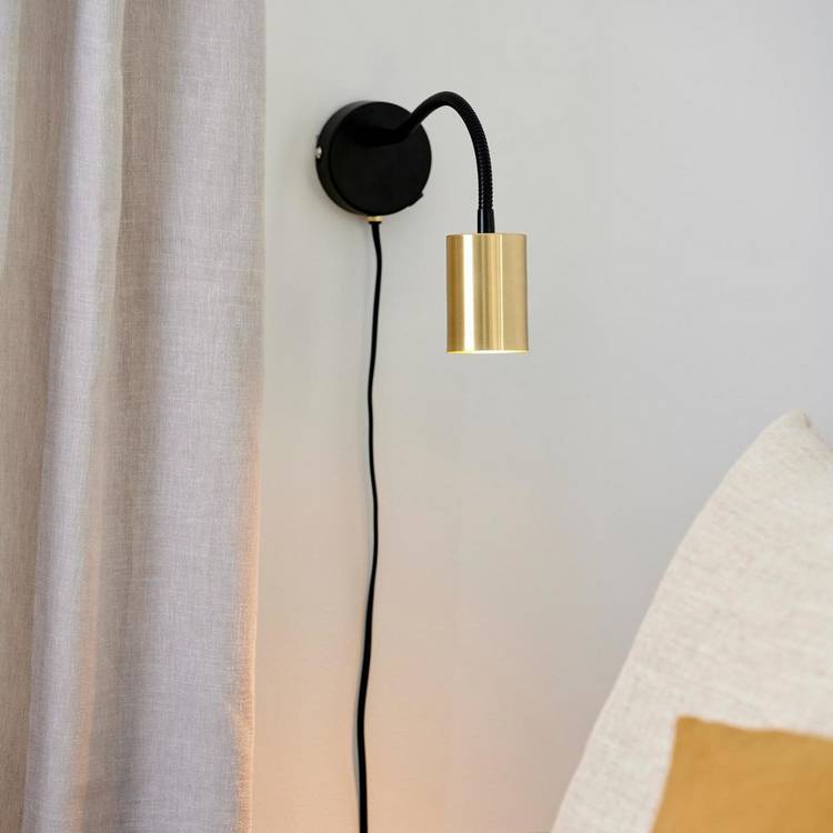 Nordlux Explore Flex LED Wall Light - Brass 0