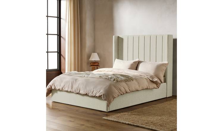 Habitat Kempley Double End Lift Ottoman Bed - Cream