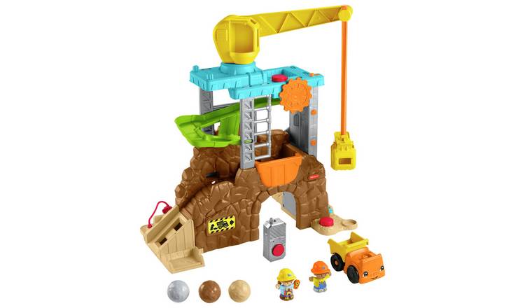 Little People Work Together Construction Site Playset