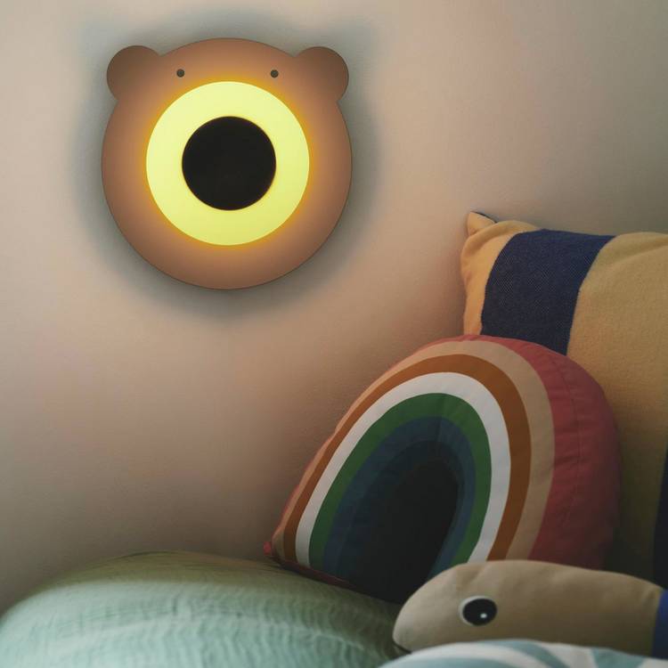 Nordlux Bruna Bear LED Wall Light - Brown 0